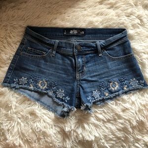 Hollister short-short low rise shorts
